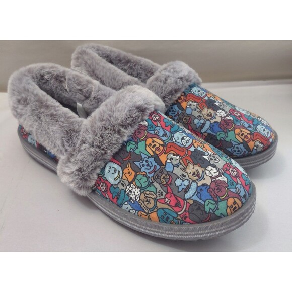 Bobs for Skechers Pooch Parade Too Cozy Slippers Women's Size 8.5 NWT - Picture 1 of 8